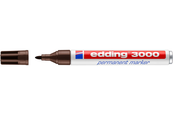 EDDING Permanent Marker 3000 1,5-3mm 3000-18 dunkelbraun