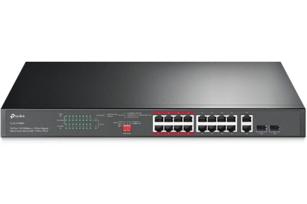 TP-LINK 18-Port Gigabit Rackmount TLSG1218M Switch with 16-Port PoE