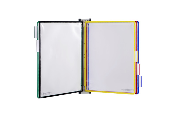 TARIFOLD T-Display Wandelement A4 416169 grau inkl. 5 Taschen
