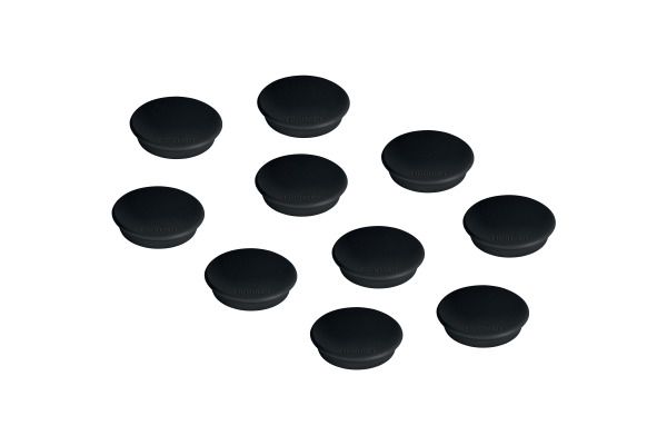 FRANKEN Haftmagnete 24mm HM20 10 schwarz 10 Stück