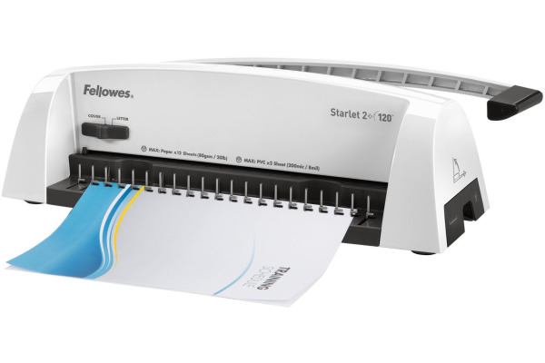FELLOWES Plastikbindegerät Starlet 2 A4 5227901 schwarz/weiss
