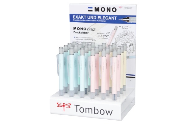 TOMBOW MONOgraph Pastell SH-MG-24P Display lose