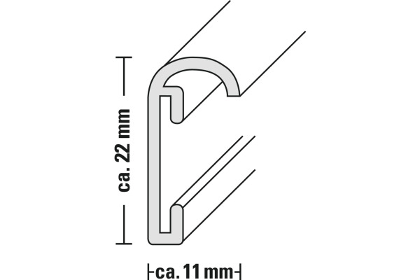 HAMA Bilderrahmen Detroit 21x30cm 175892 schwarz