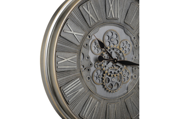 EGLO Wanduhr Kenema 70cm 425518 silber