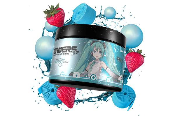 GAMERSO Energy Drink Powder 40 Port. GO01DL032 Hatsune Miku Berry Bubblegum