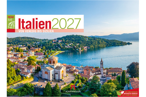 ACKERMANN Bildkalender 2027 3721 Italien DE 45x33cm