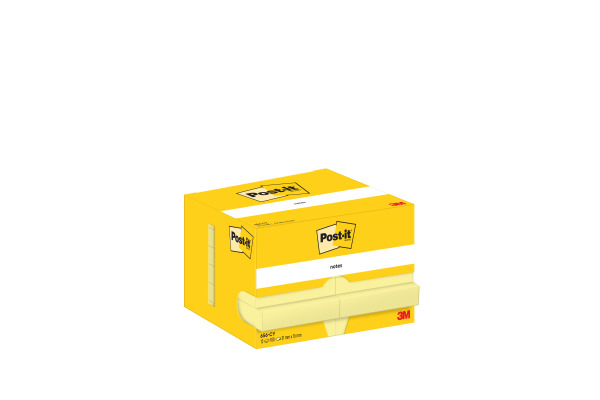 POST-IT Block 51x76mm 656 CY Gelb 12x100 Blatt