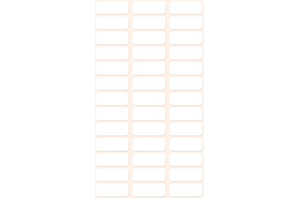 AVERY ZW. Haushaltetiketten 20×8mm 3073 weiss 234 Stück