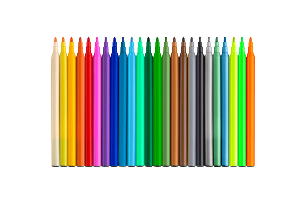 FABER-CA. Filzstifte Dino 554222 inkl. Sticker 24 Stück