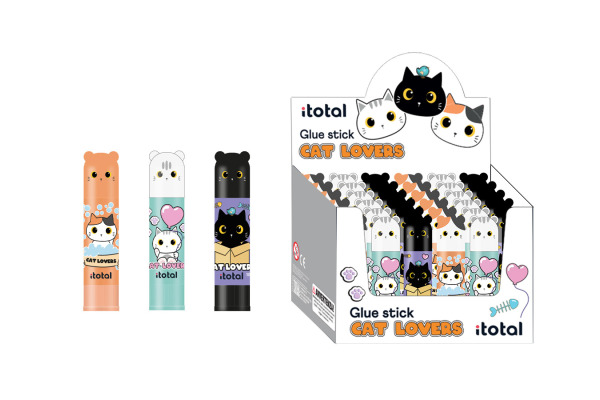 I-TOTAL Klebestift XL2775 Cat, assortiert