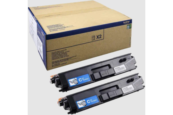 BROTHER Toner Super HY Twin cyan TN-900C HL-L9200CDWT 2x6000 Seiten