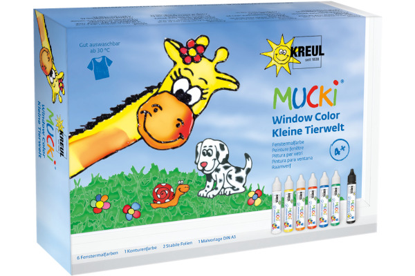 C. KREUL Fenstermalfarben 29ml KR-24451 7 Farben