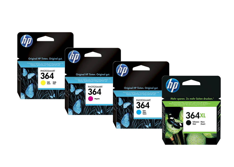Original HP 364XL / 364 SET Multipack / Set mit allen vier Farben