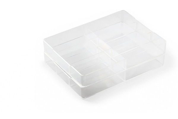 DURABLE Coffee Point Caddy 338419 Serviertablet glasklar