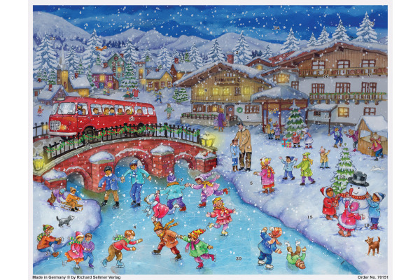 SELLMER Adventskalender 700 70151 Spiel und Spass im Schnee