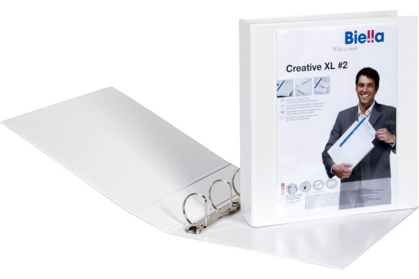 BIELLA Ringbuch Creative XL#2 7cm 44344501U 4 Ringe weiss A4+