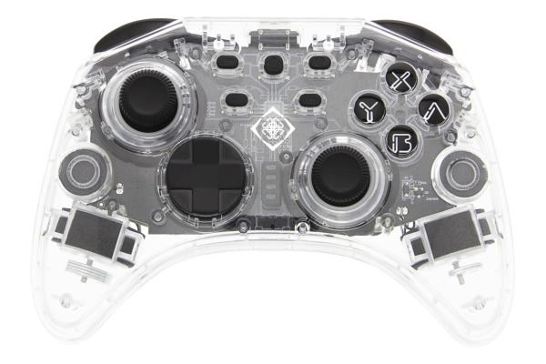 DELTACO Gaming Ctrl.Wireless, RGB GAM-149-T transparent,NSW