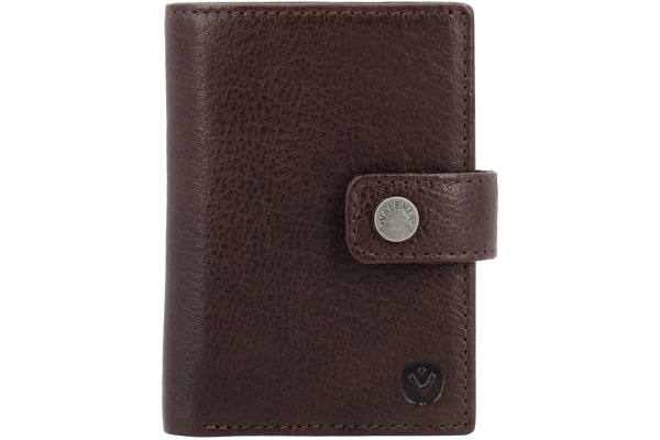 VALENTA Card Wallet Leather 588560 Luxe Chocolate
