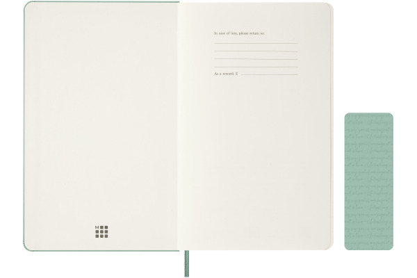 MOLESKINE Wochen-Notizkalender 26/27 DHB2418WN 18M liniert HC blau 13x21cm