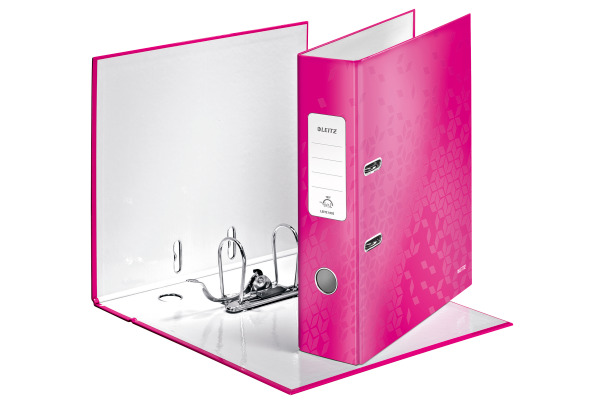 LEITZ Ordner WOW 180° 8cm 10050023 pink A4