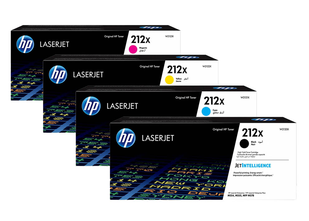 Original HP 212X / W2120X SET Multipack / Set mit allen vier Farben