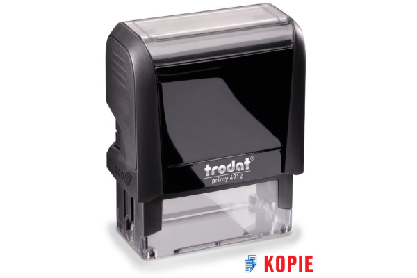 TRODAT Stempel Kopie 4912KOPIE blau/rot 47x18mm