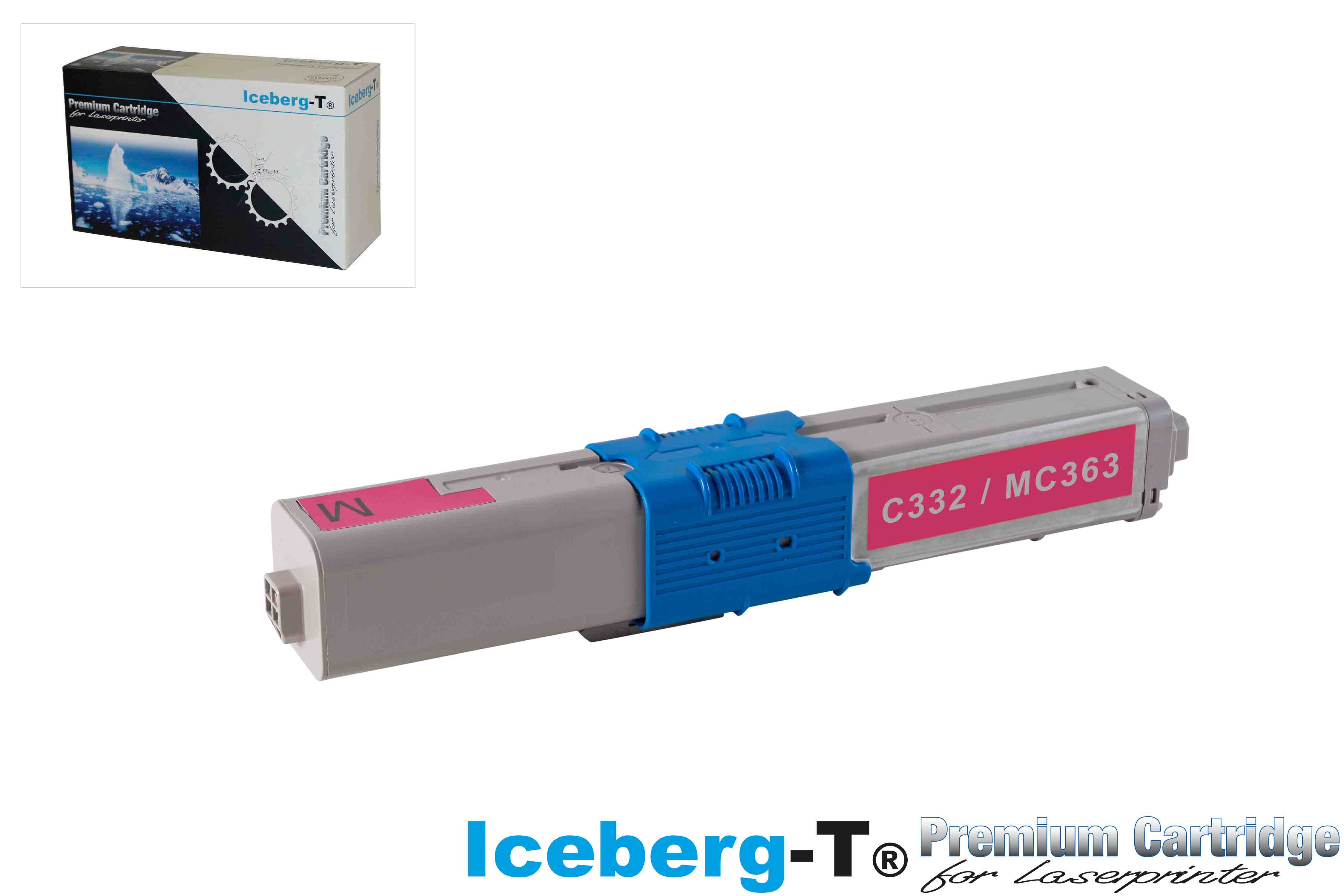 Iceberg-T Toner OKI C332DN/ MC363DN 3'000 Seiten, magenta