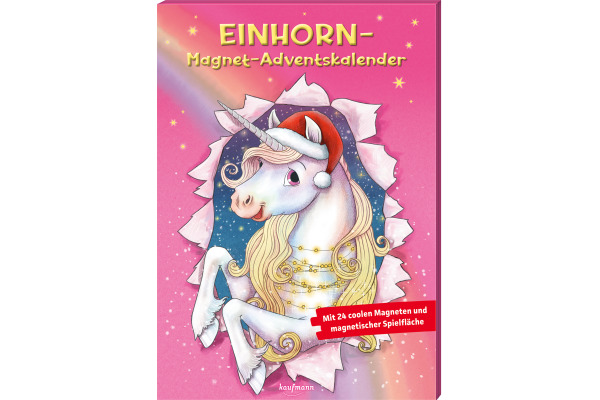 CARLSEN Adventskalender 57235 Einhorn Magnete