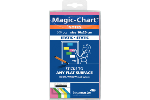 LEGAMASTE Magic-Chart Notes 7-159499 ass. 10x20cm 500St.