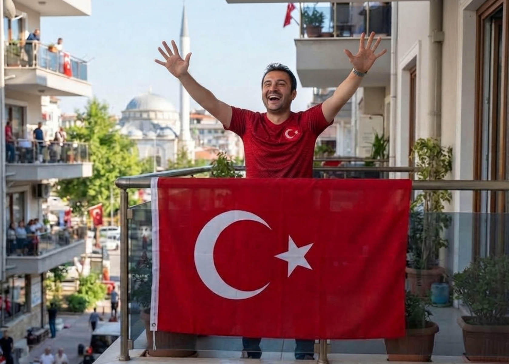 Türkei Flagge 150x90cm Fahne aus Polyester 