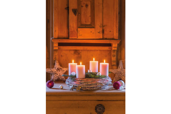 NATURVERL Weihnachtskarte Chalet 10277N Doppelkarte