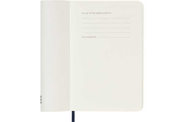 MOLESKINE Wochen-Notizkalender 26/27 DSB2018WN 18M liniert SC saphir 9x14cm