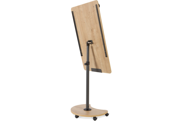 BEREC Flipchart Design Mobil NAT0618 Holz auf Rollen 69x195cm