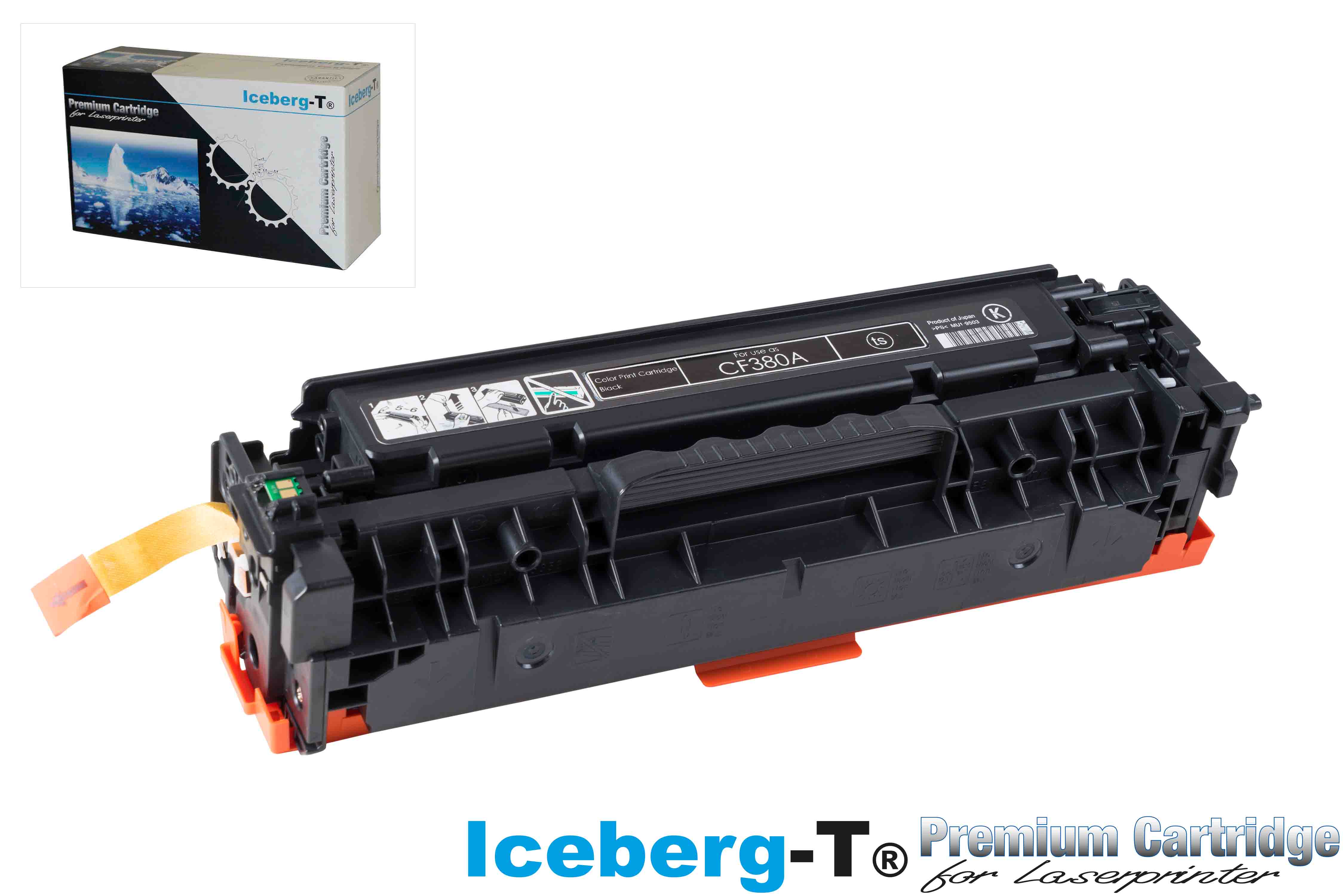 Iceberg-T Toner CF380A / 312A 2'400 Seiten, black