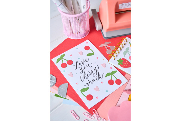 SIZZIX Stanzformen 666966 Fruit Doodles  17 Stück