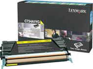 LEXMARK Toner gelb Rück. C73x/X73x LEXMARK Color-Toner