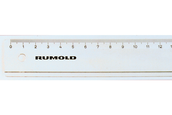 RUMOLD Flachlineal 100cm FL47/100 transparent