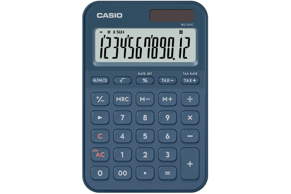 CASIO Taschenrechner MS-20YC dunkelblau