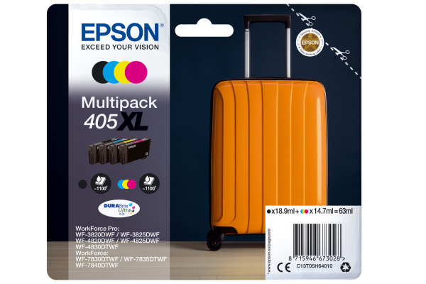 EPSON Multipack Tinte 405XL CMYBK T05H64010 WF-7830DTWF 4-color