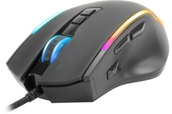 SPEEDLINK DECUS NX Gaming Mouse RGB SL-680024 Wired, Rubber-Black