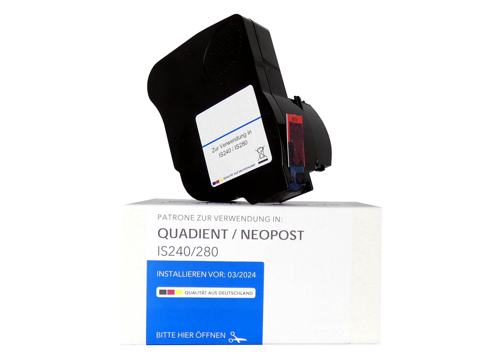 Frankierpatrone komp. zu Neopost IS200 / IS240 / IS280 blau (20ml)