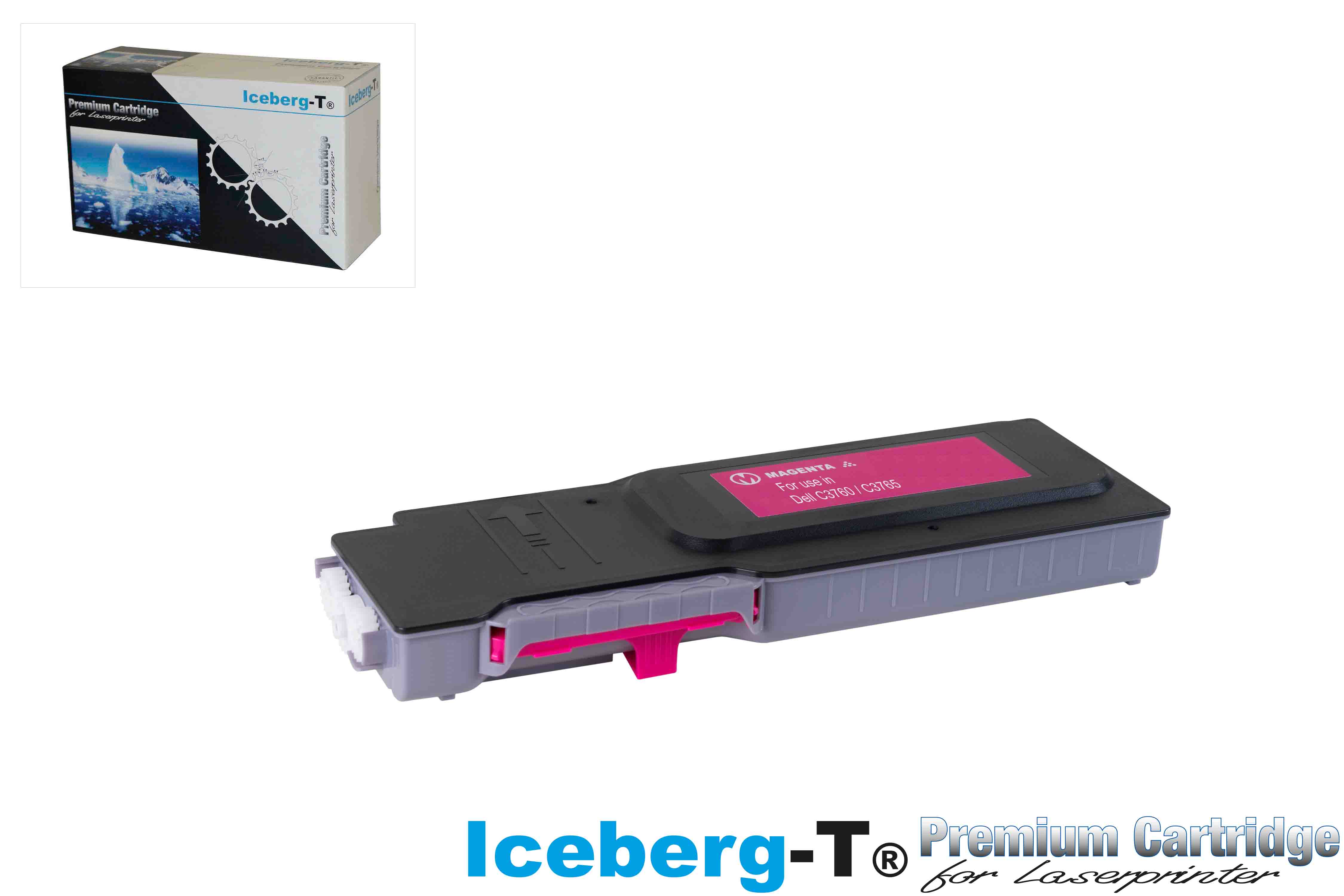 Iceberg-T Toner Dell C3760 / C3765 9'000 Seiten, magenta