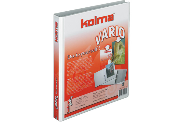 KOLMA Präs.-Ringbuch Vario 3.8cm 01.201.16 4 Ringe weiss A4