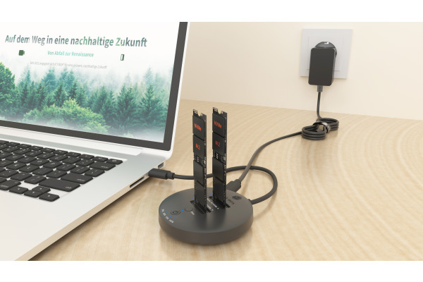 ICY BOX Clone & DockingStation for IB-1612MC 2x M.2 NVMe SSD