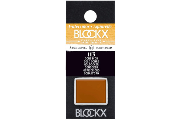 BLOCKX Aquarellfarbe 1.5ml 41113BXC ockergold