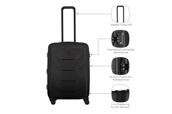 WENGER Prymo Medium 59l 612537 Hardside Case Black