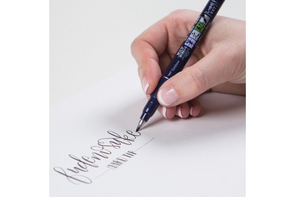 TOMBOW Kalligraphie Set WS-BH-10P Fudenosuke, 10 Farben