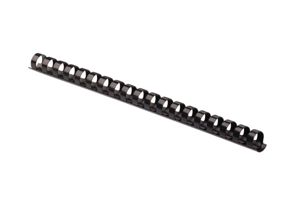 FELLOWES Plastikbinderücken 10 mm A4 5346108 schwarz, rund 100 Stück