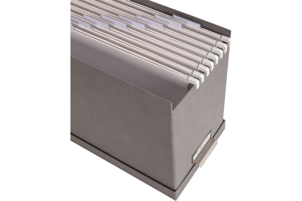 BIGSO BOX Hängemappenbox 15859400 8 Hängemappen 35x18.5x27grau