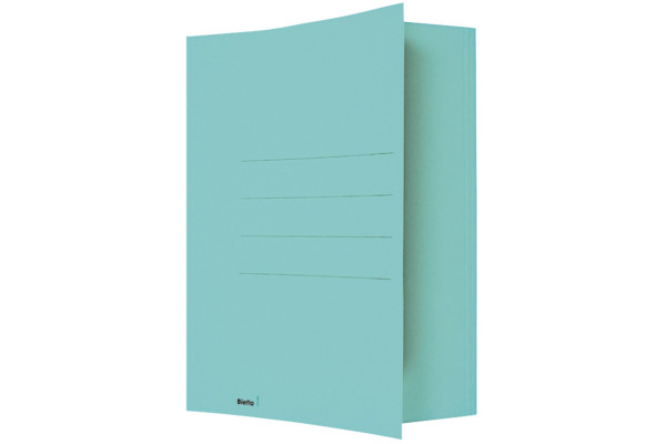 BIELLA Einlagemappe m. Klappe A4 25040105U blau 240g/m2 50 Stück